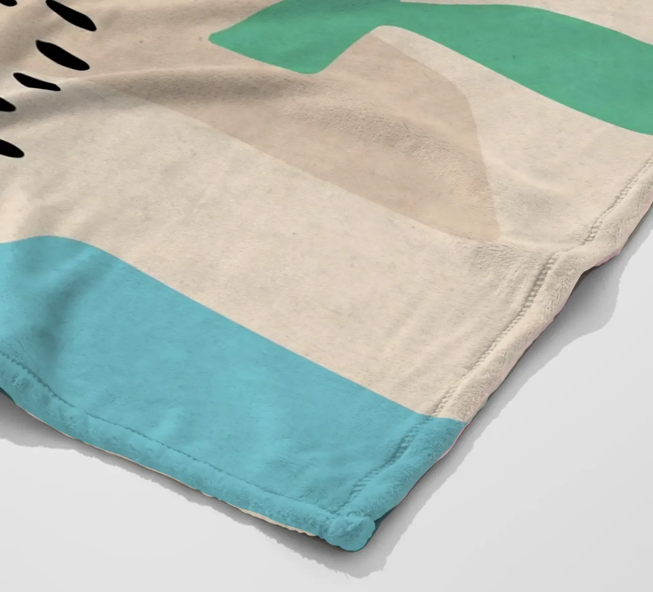 Desert Dancing fleece blanket by Kim Hubball Studio