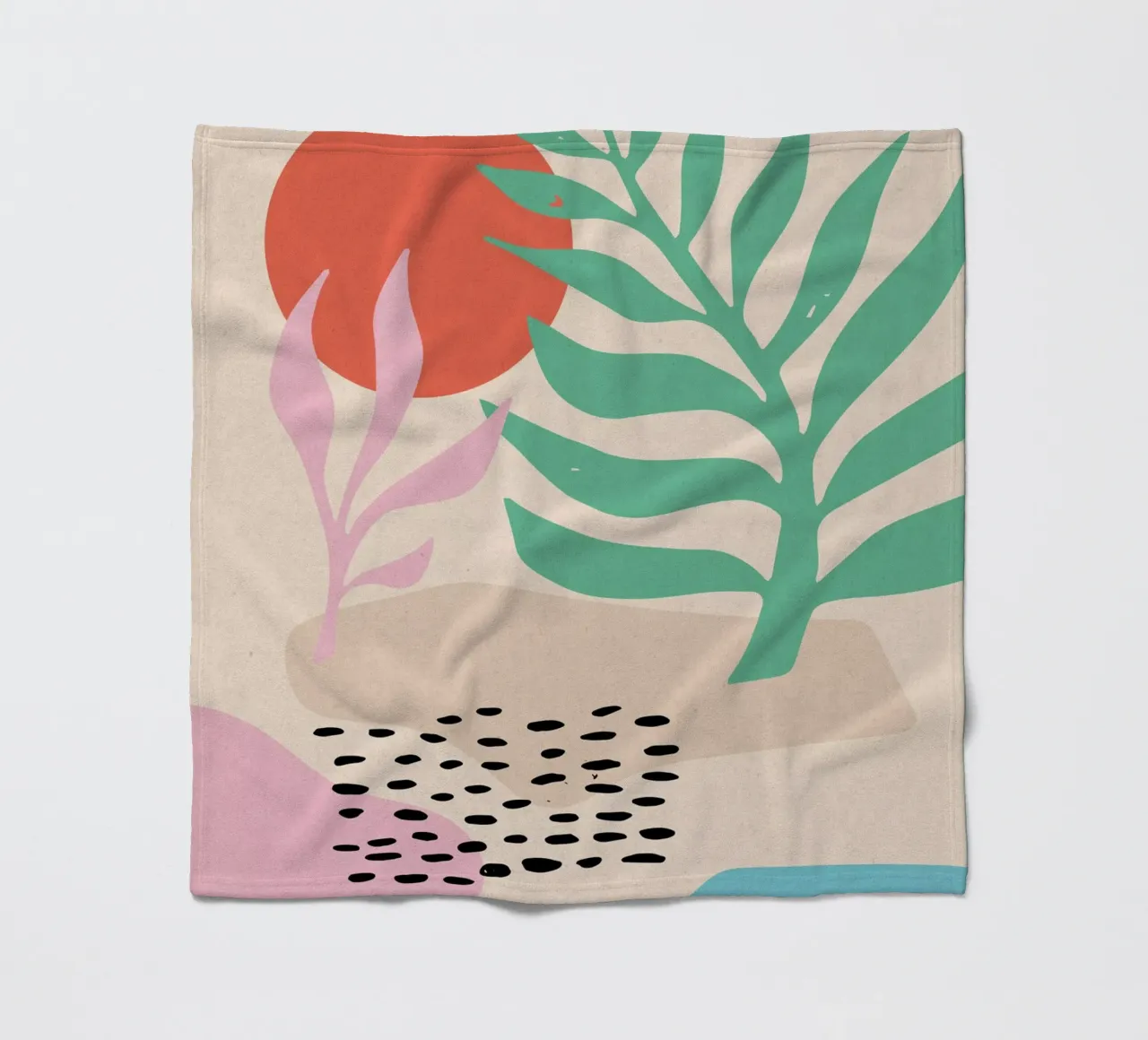 Desert Dancing fleece blanket by Kim Hubball Studio