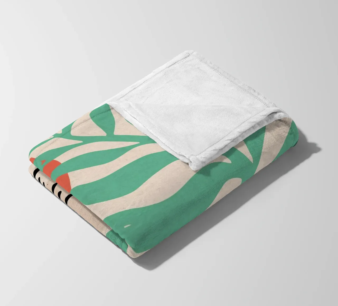 Desert Dancing fleece blanket by Kim Hubball Studio