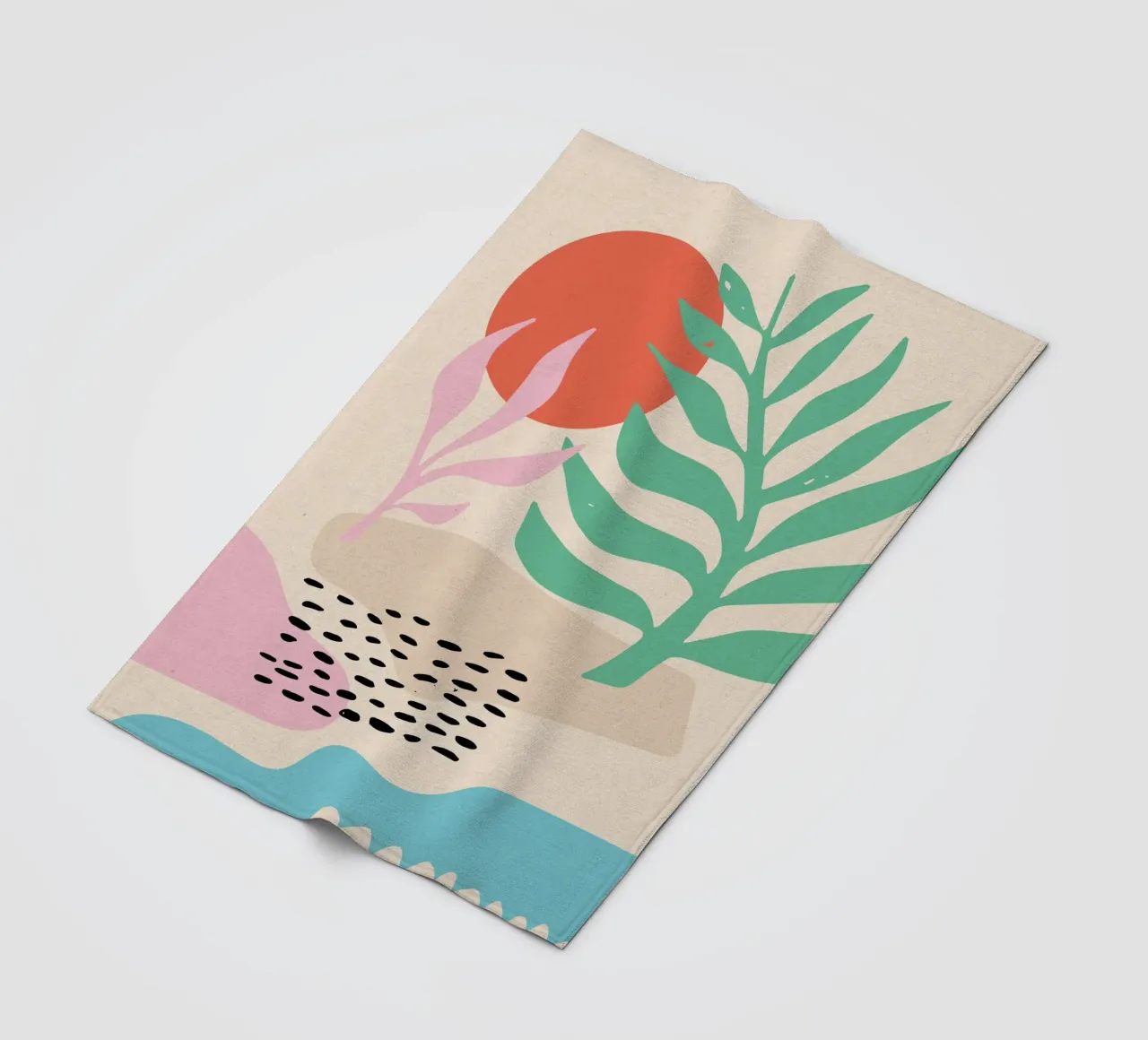Desert Dancing fleece blanket by Kim Hubball Studio
