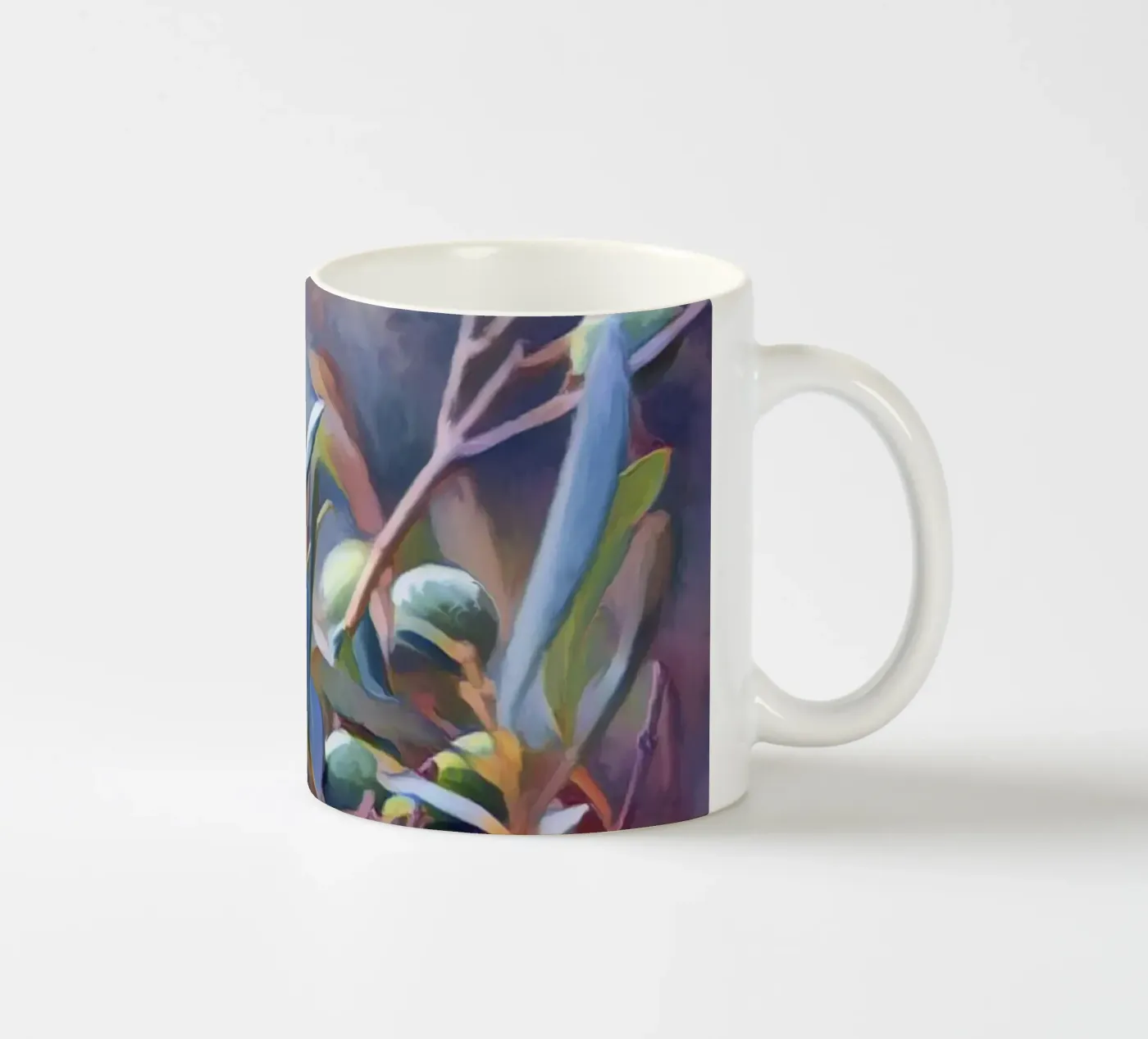Olive trees ceramic mug by beamorello