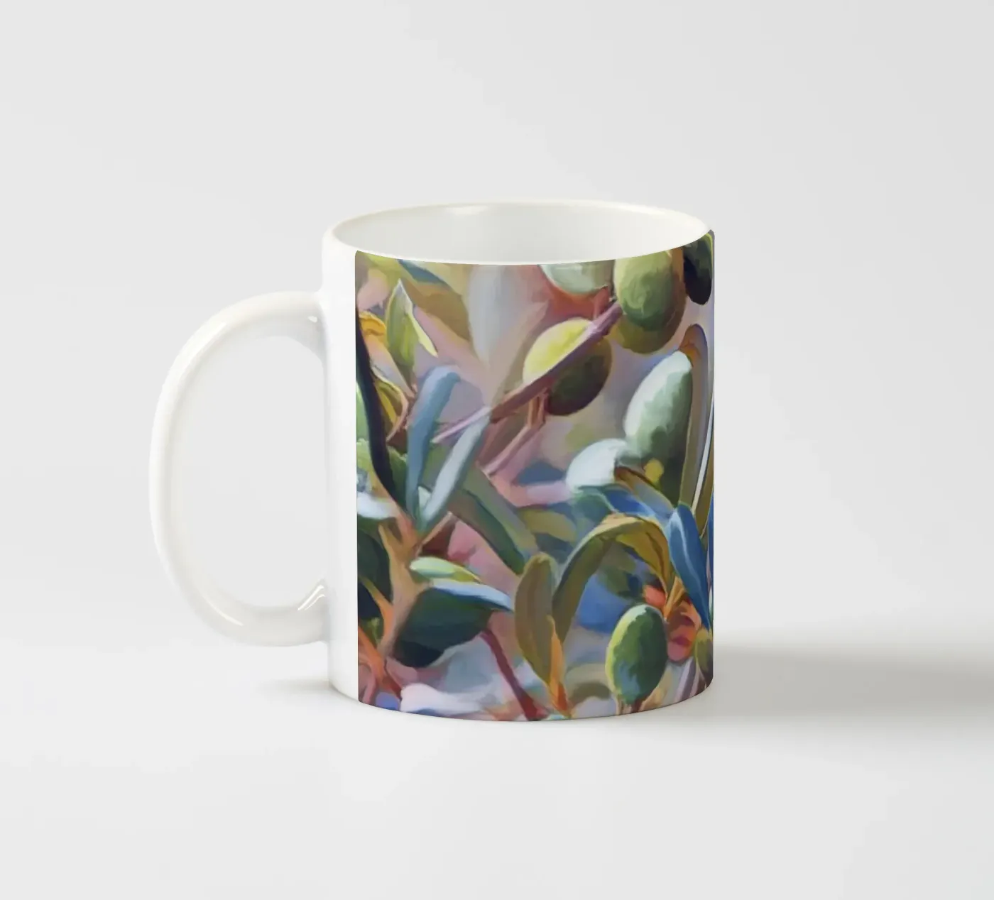 Olive trees ceramic mug by beamorello