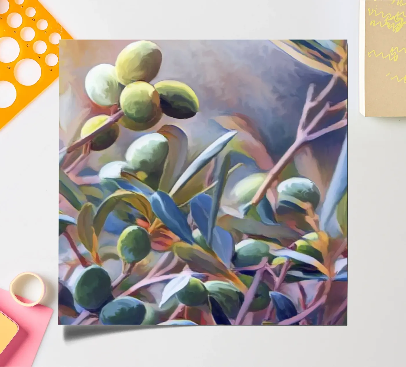Olive trees sticker sheet by beamorello