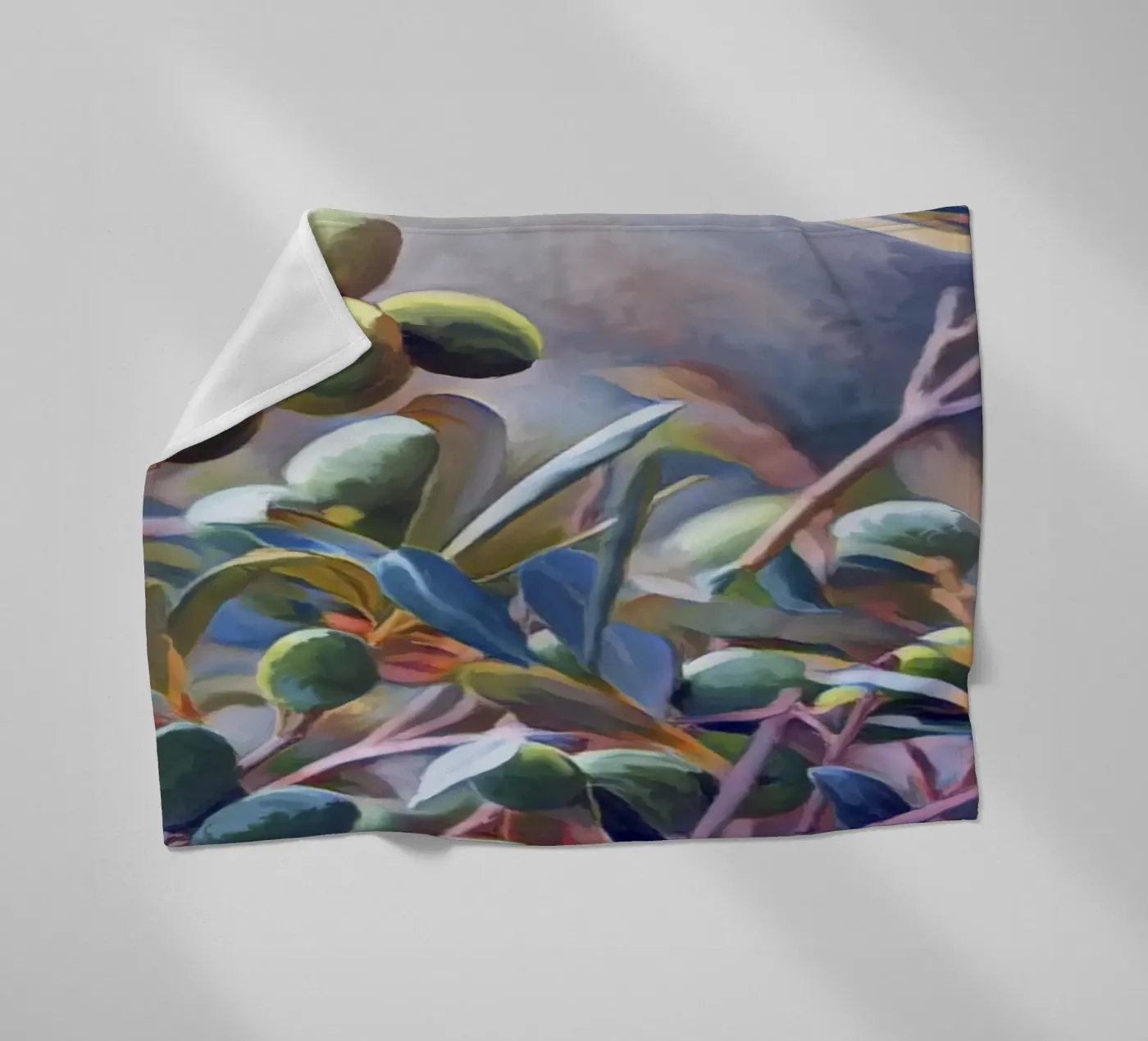 Olivenbäume Fleecedecke von beamorello
