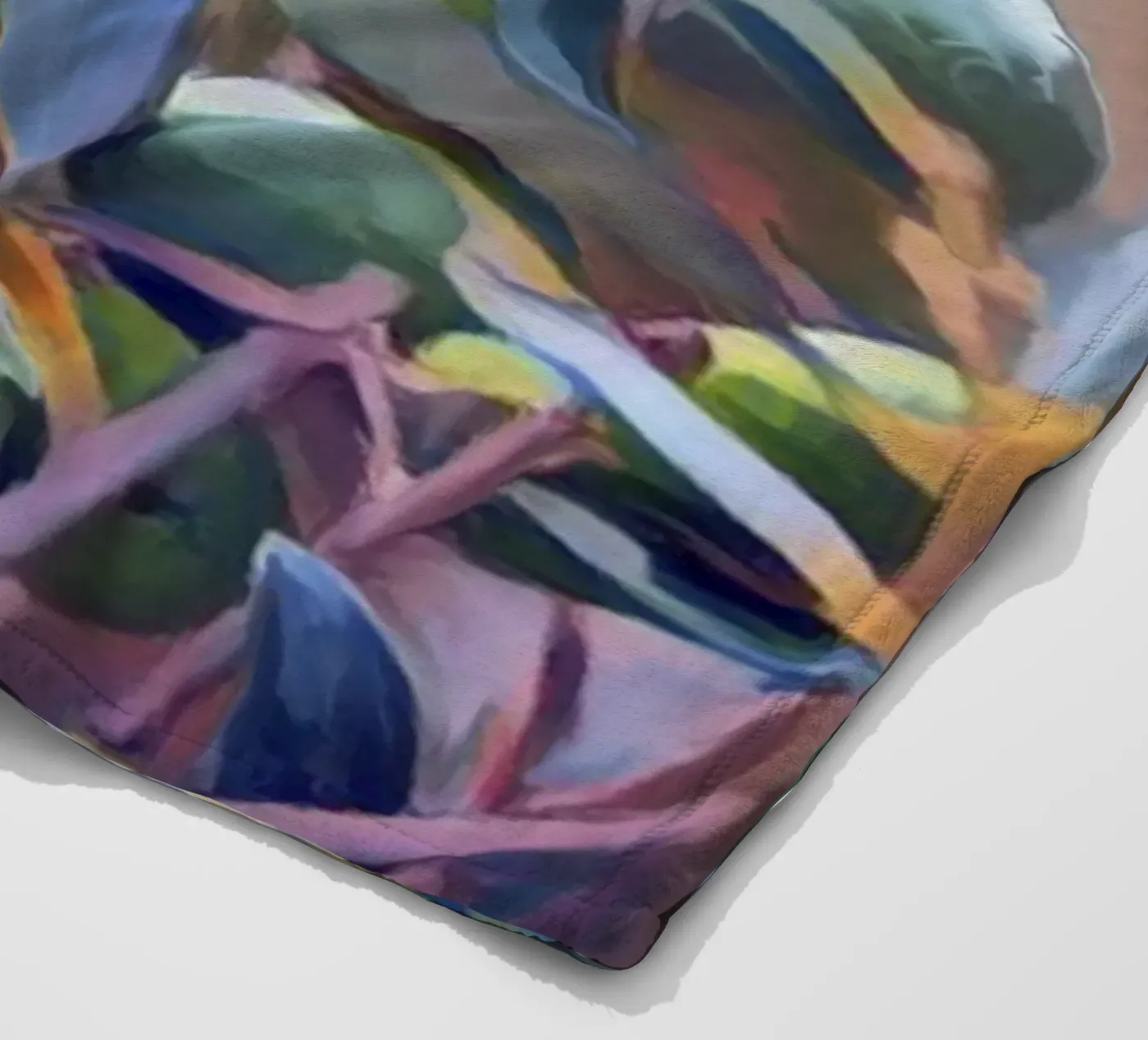 Olivenbäume Fleecedecke von beamorello