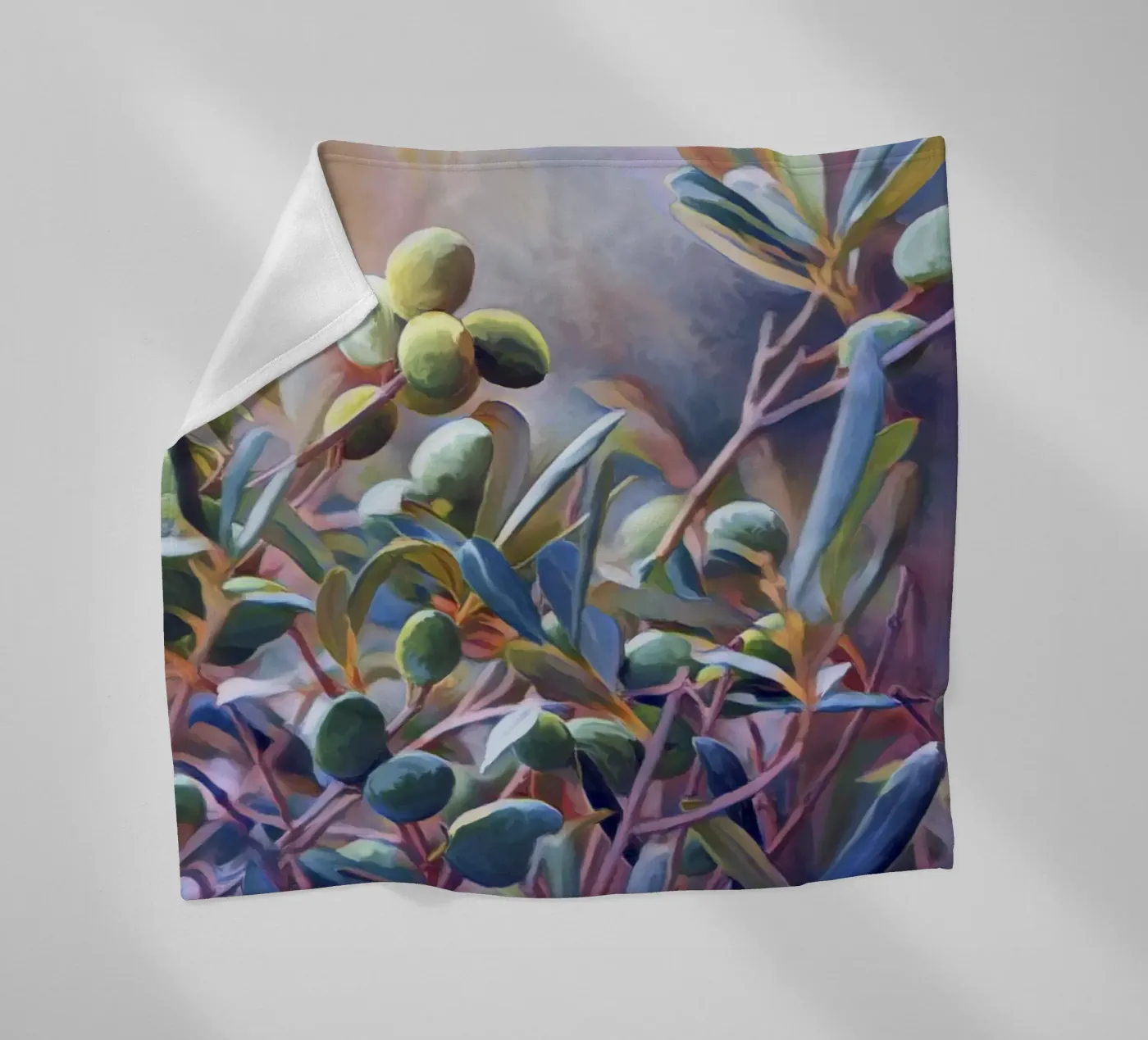 Olivenbäume Fleecedecke von beamorello