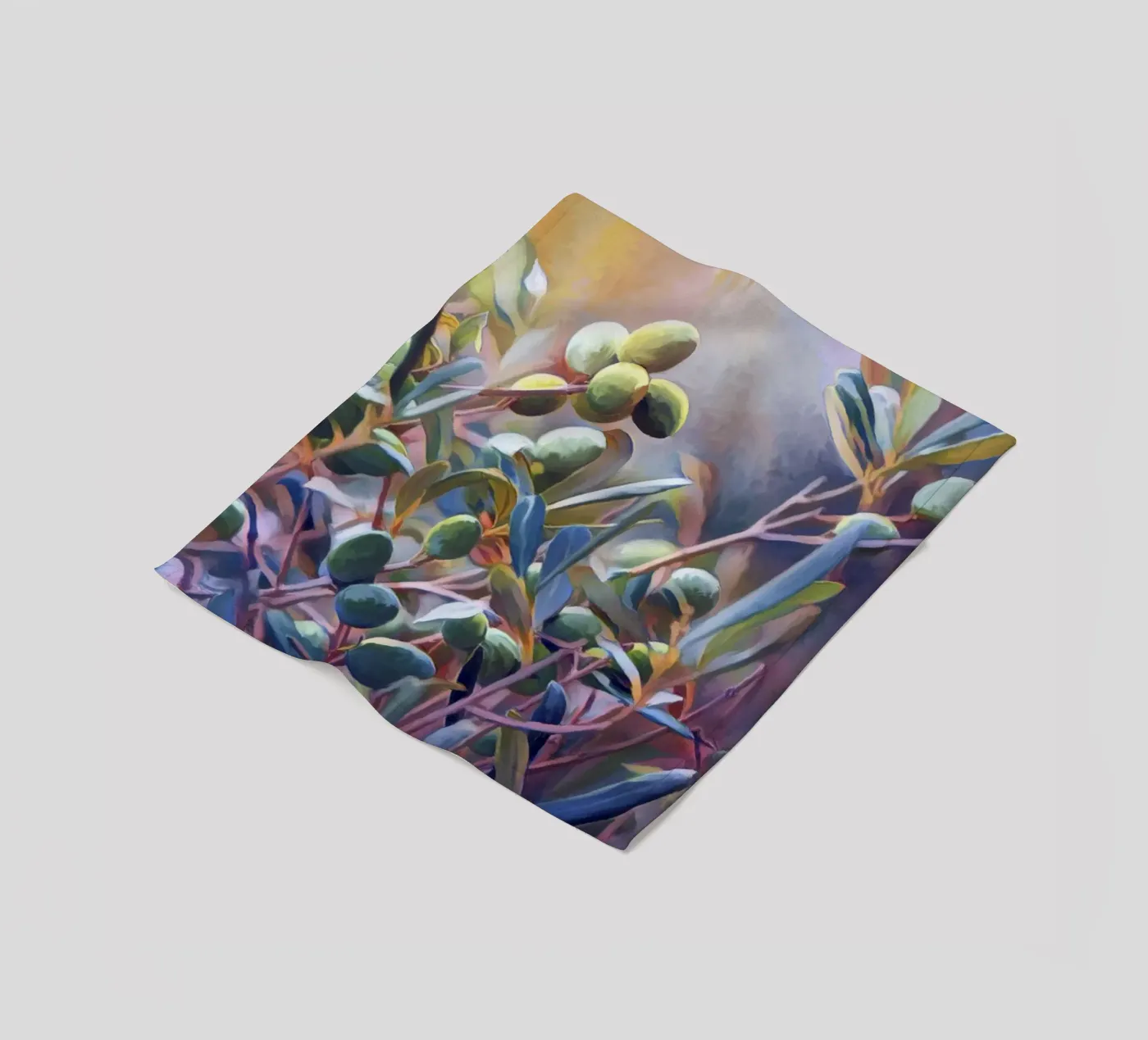 Olivenbäume Fleecedecke von beamorello