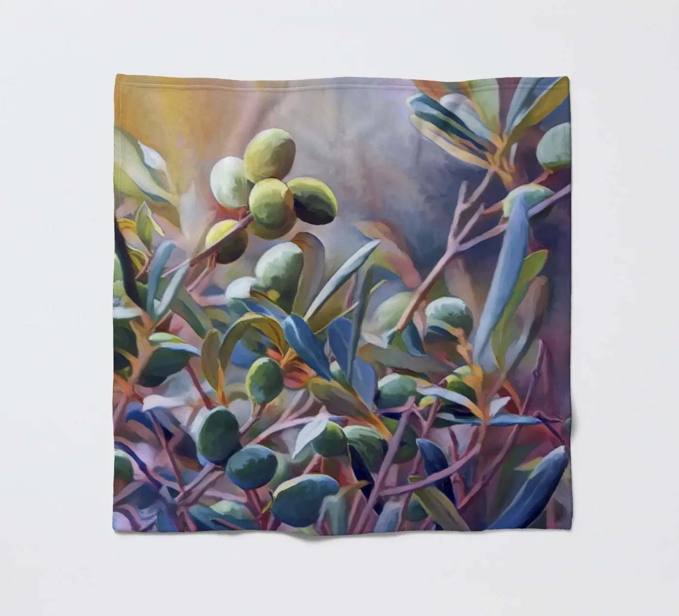 Olivenbäume Fleecedecke von beamorello