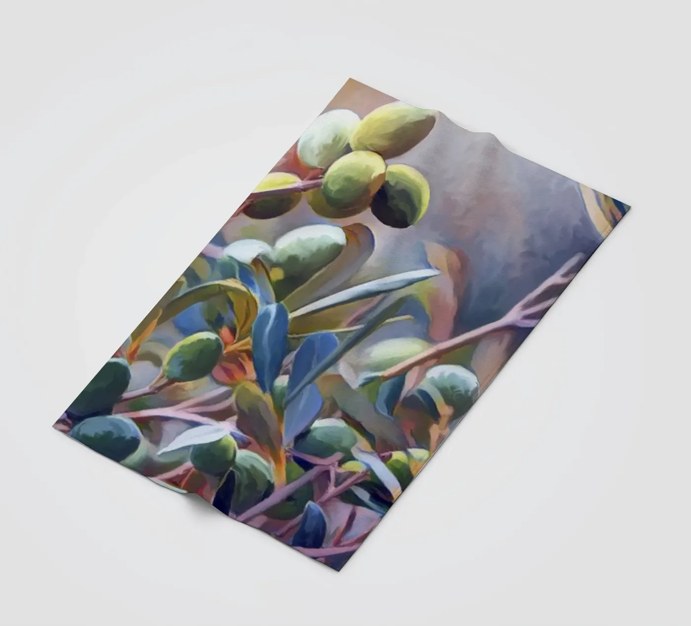 Olivenbäume Fleecedecke von beamorello