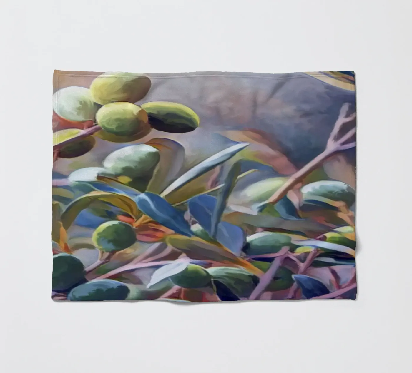 Olivenbäume Fleecedecke von beamorello