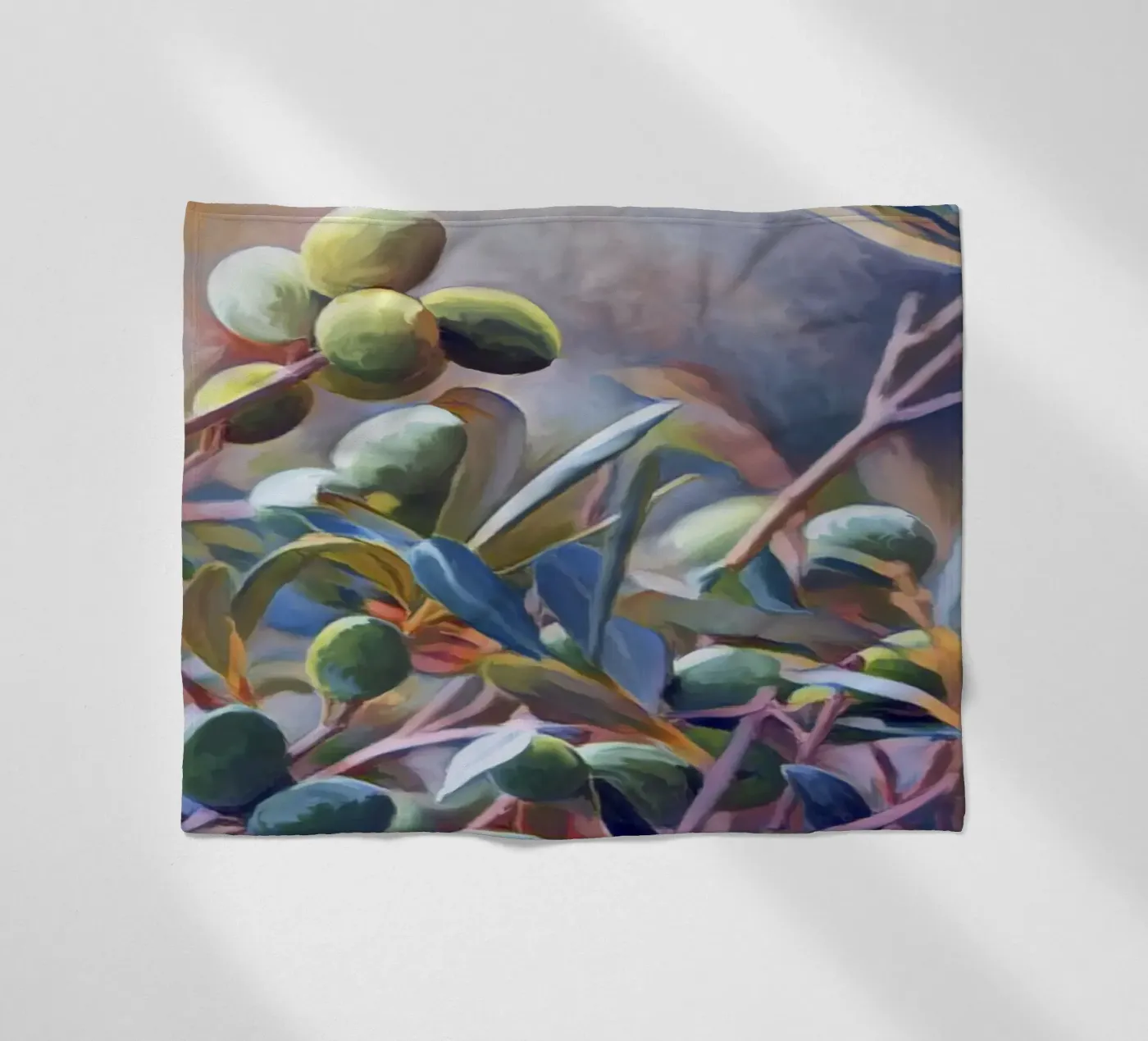Olivenbäume Fleecedecke von beamorello