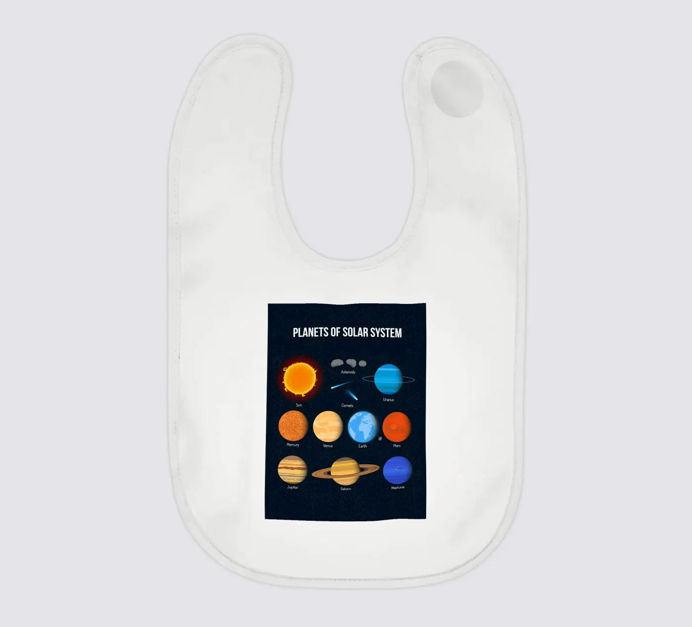 Solar System Planets Chart Babylätzchen von ShopByHaru