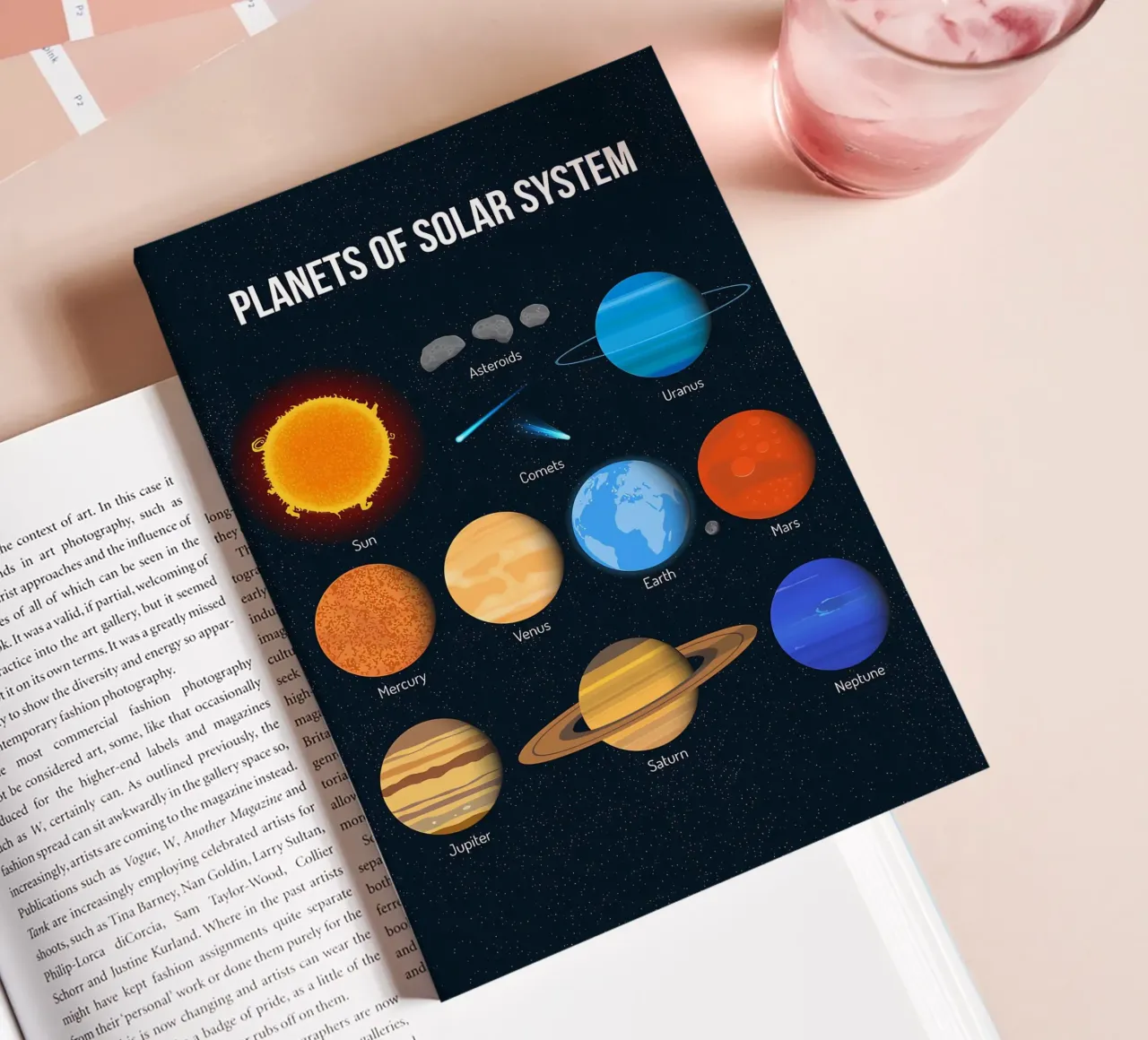 Solar System Planets Chart notebook by ShopByHaru
