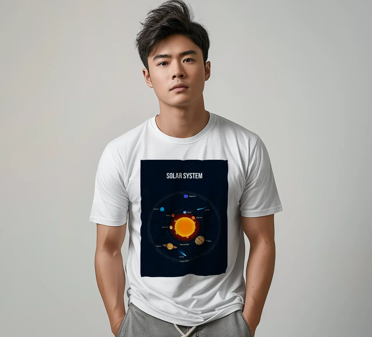Diagramma del sistema solare t-shirt da ShopByHaru