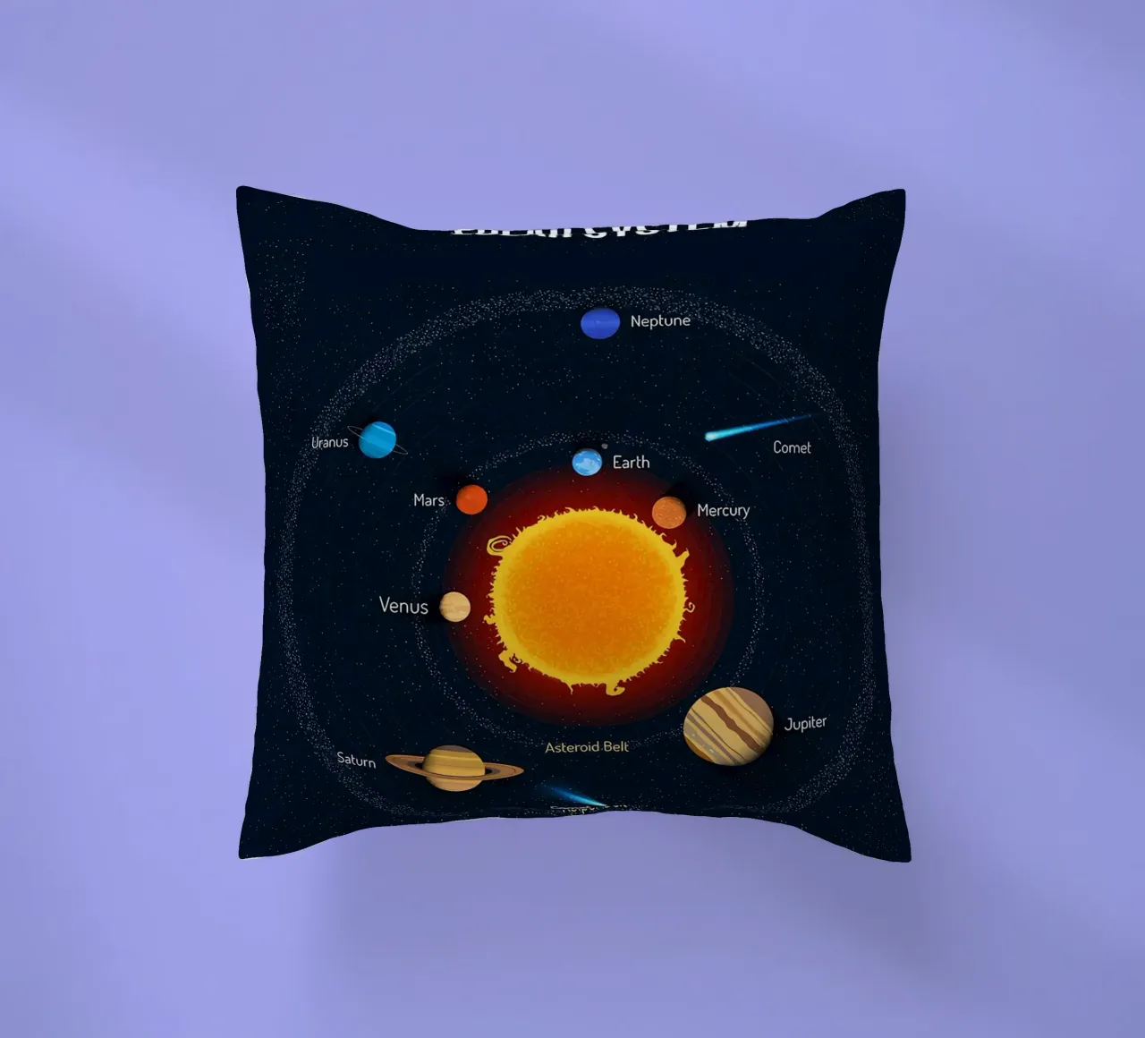 Diagramma del sistema solare cuscino da ShopByHaru