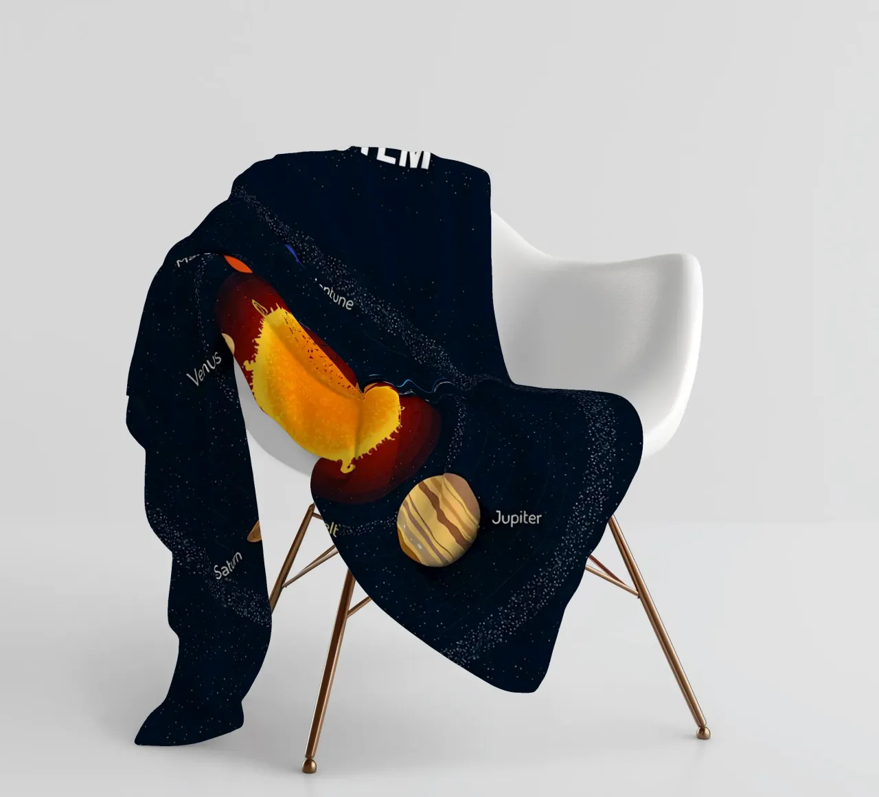 Diagramma del sistema solare coperta in pile da ShopByHaru