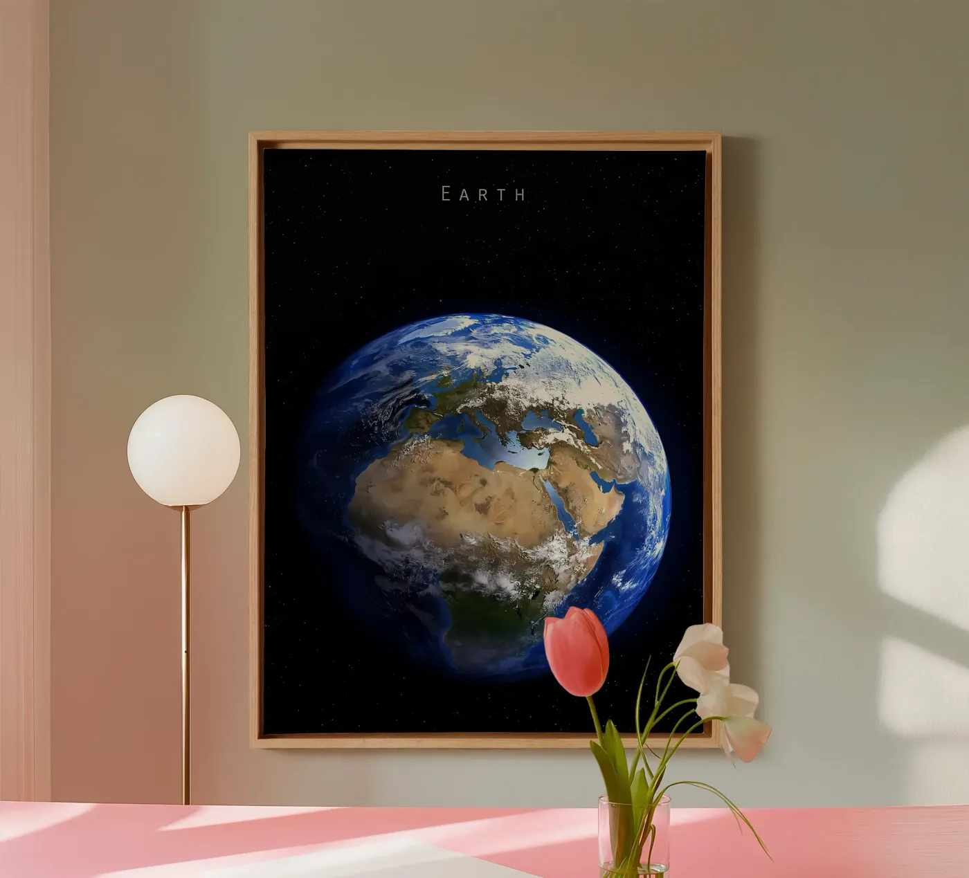 Aarde canvas van ShopByHaru