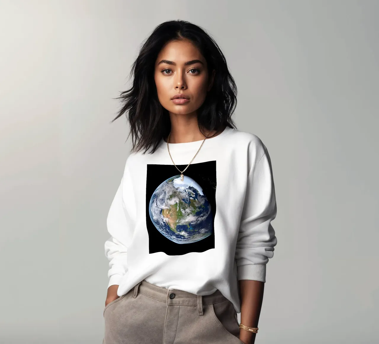 Vista dell'universo sulla Terra felpa da ShopByHaru