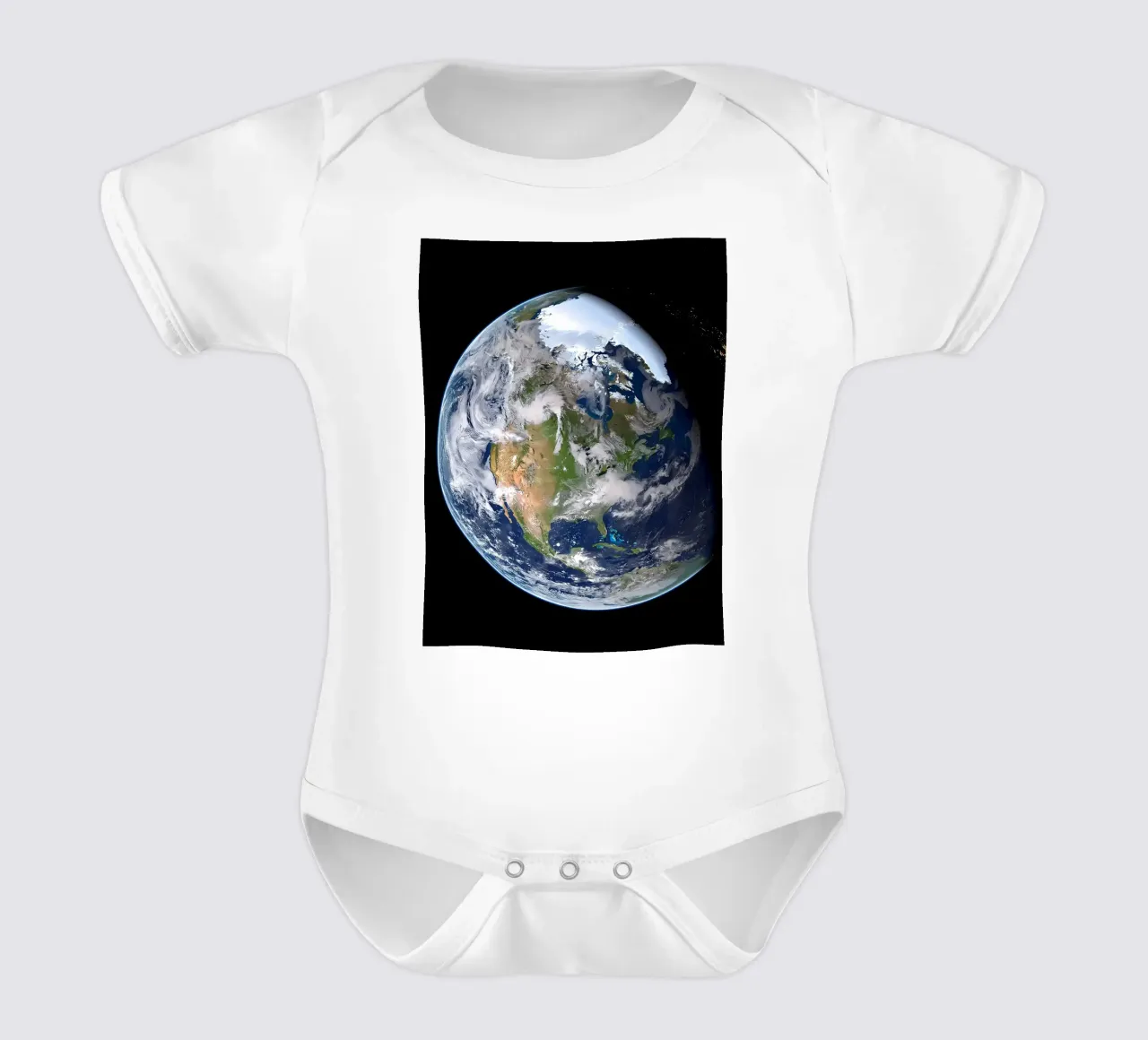 Vue de l'univers de la Terre body bébé de ShopByHaru