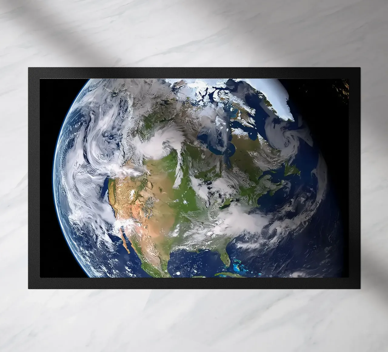 Vue de l'univers de la Terre paillasson de ShopByHaru