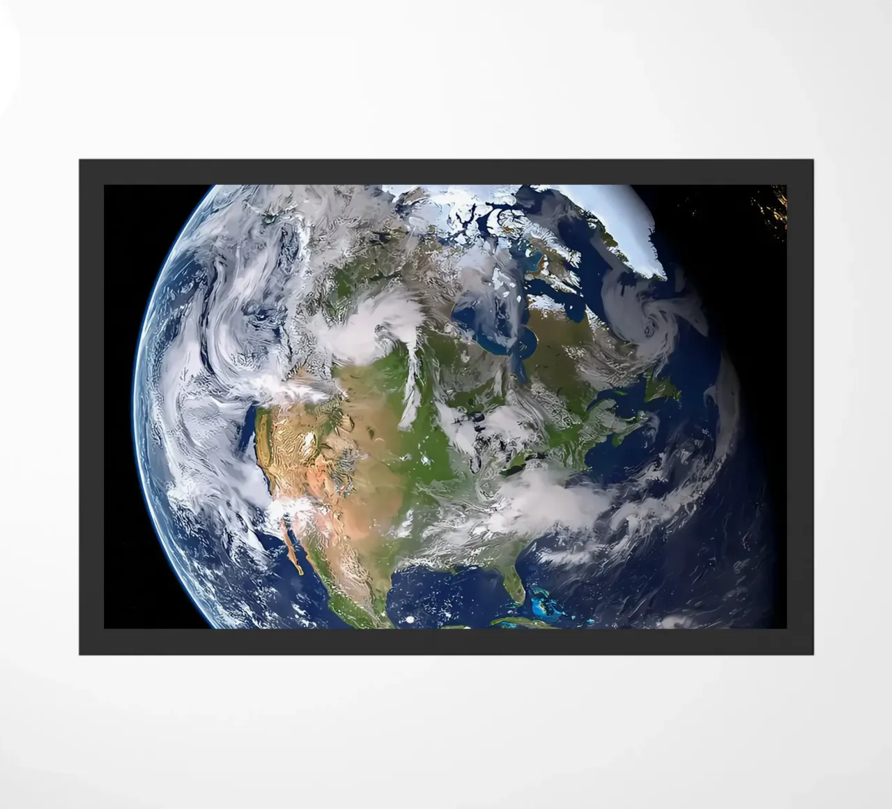 Vue de l'univers de la Terre paillasson de ShopByHaru