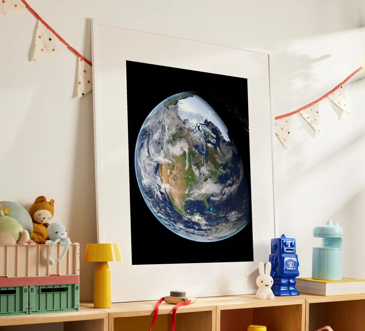 Vue de l'univers de la Terre hahnemühle de ShopByHaru