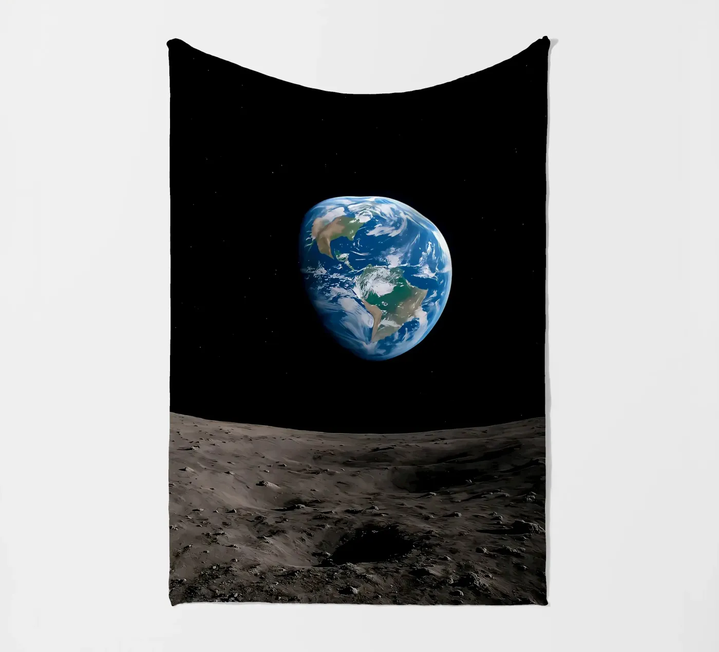 Earthrise fleecedeken van ShopByHaru