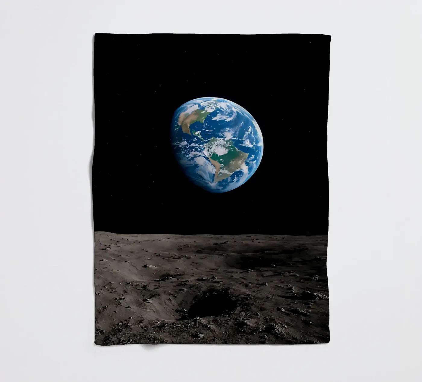 Earthrise fleecedeken van ShopByHaru