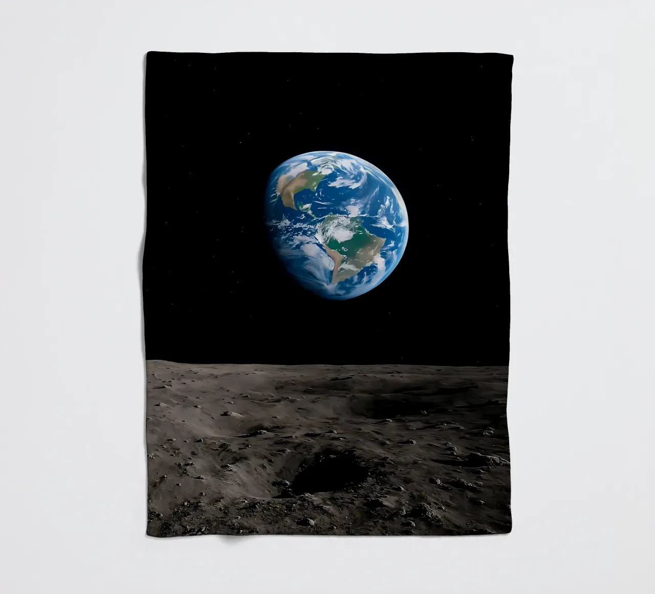 Earthrise fleecedeken van ShopByHaru