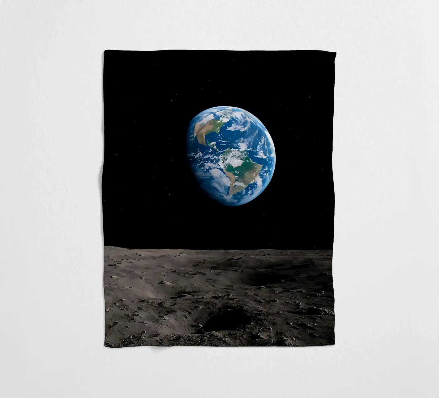 Earthrise fleecedeken van ShopByHaru