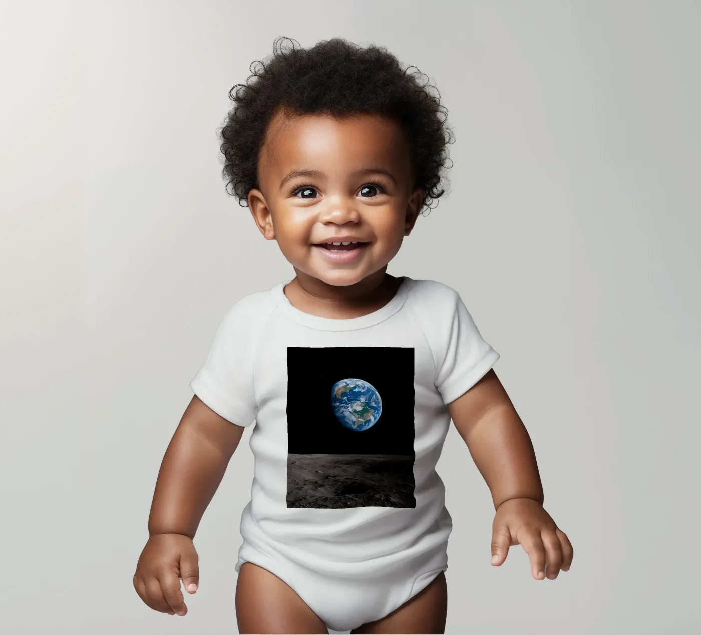 Earthrise babyrompertje korte mouwen van ShopByHaru