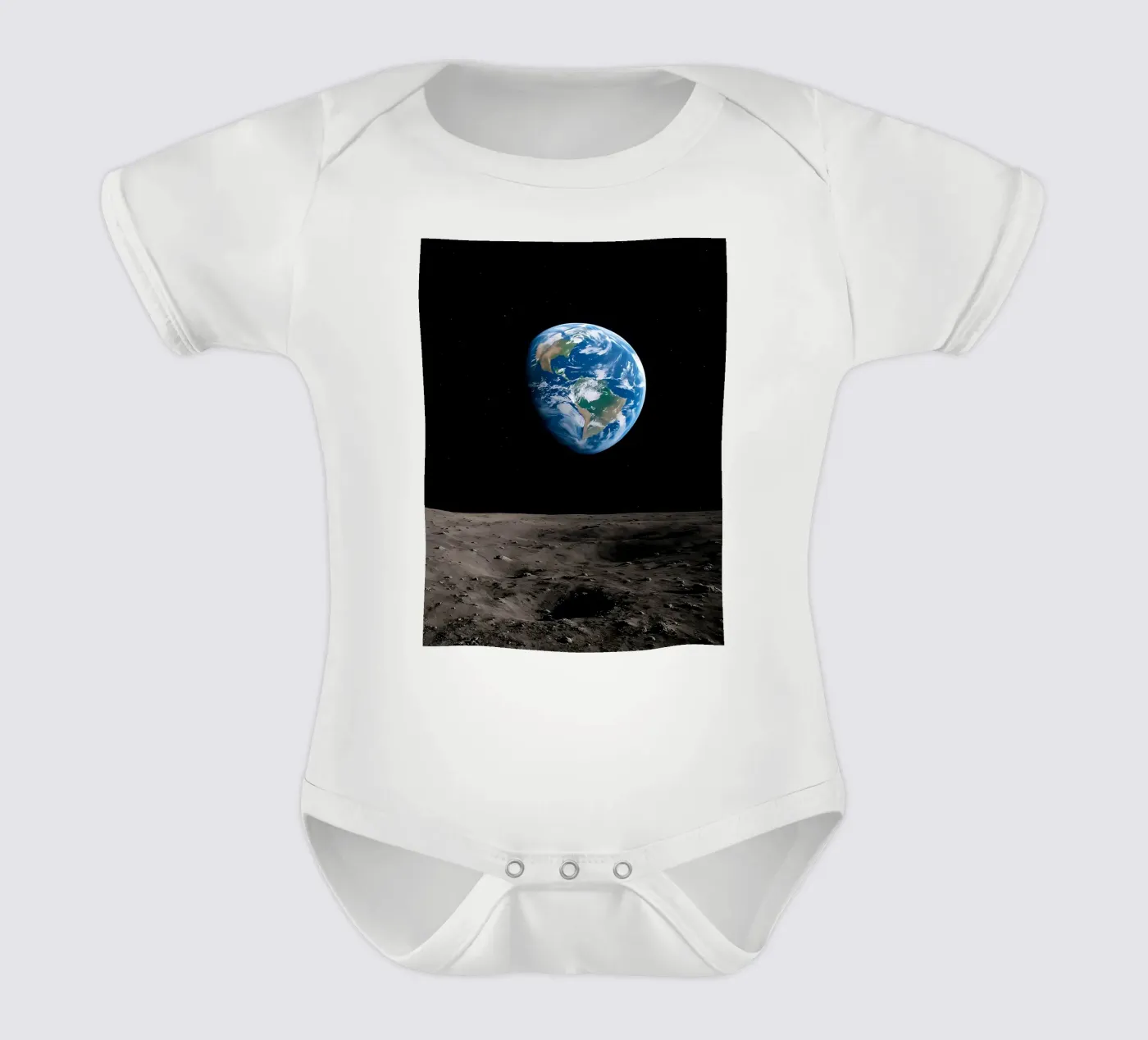 Earthrise babyrompertje korte mouwen van ShopByHaru