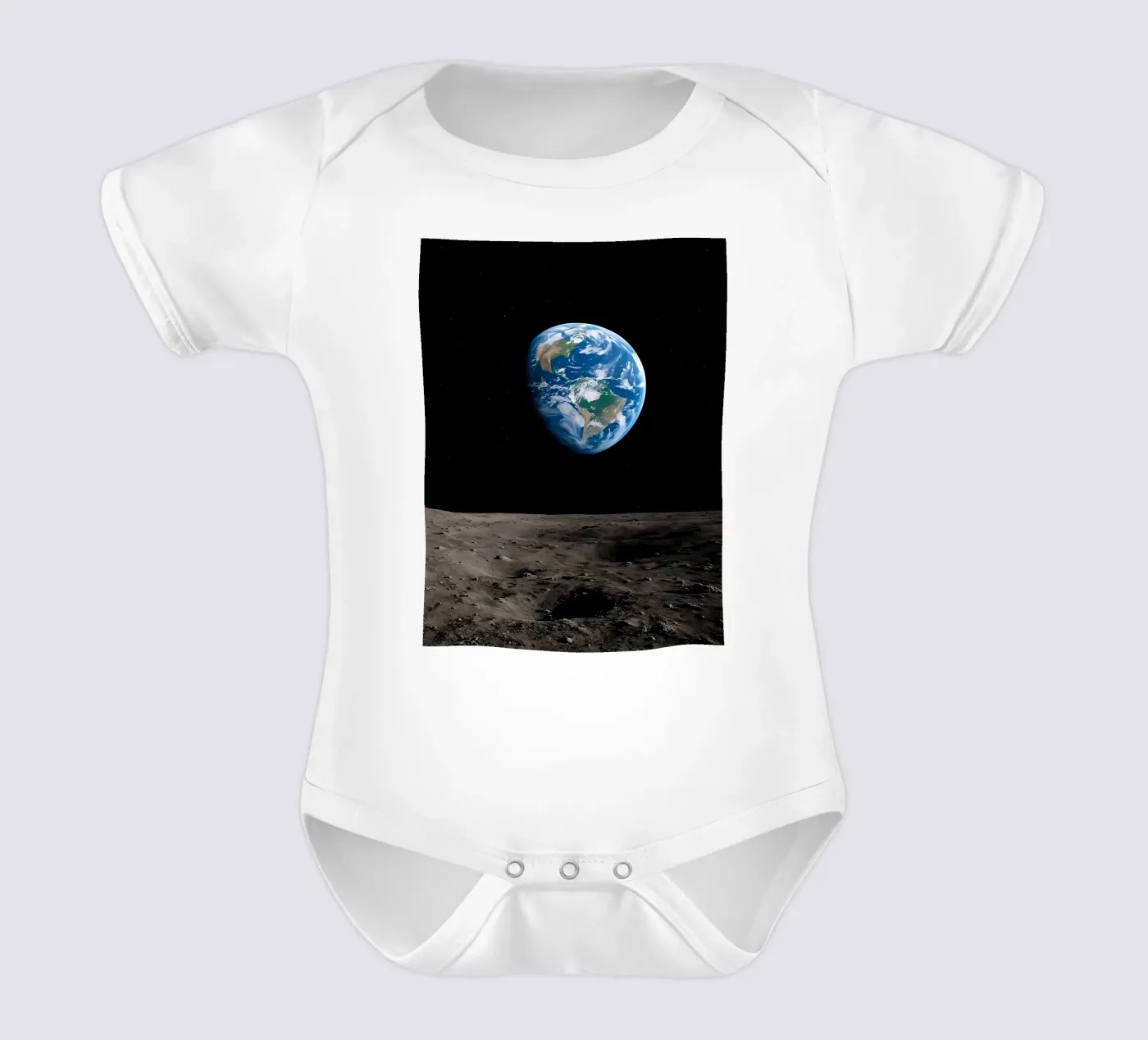 Earthrise babyrompertje korte mouwen van ShopByHaru