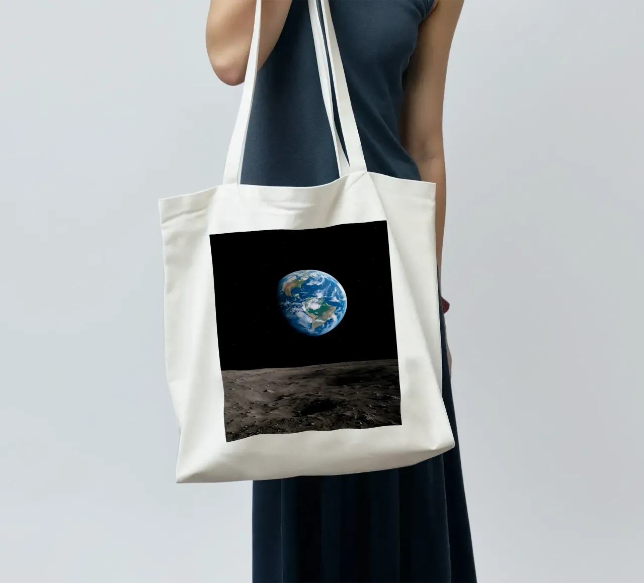 Earthrise tote bag by ShopByHaru