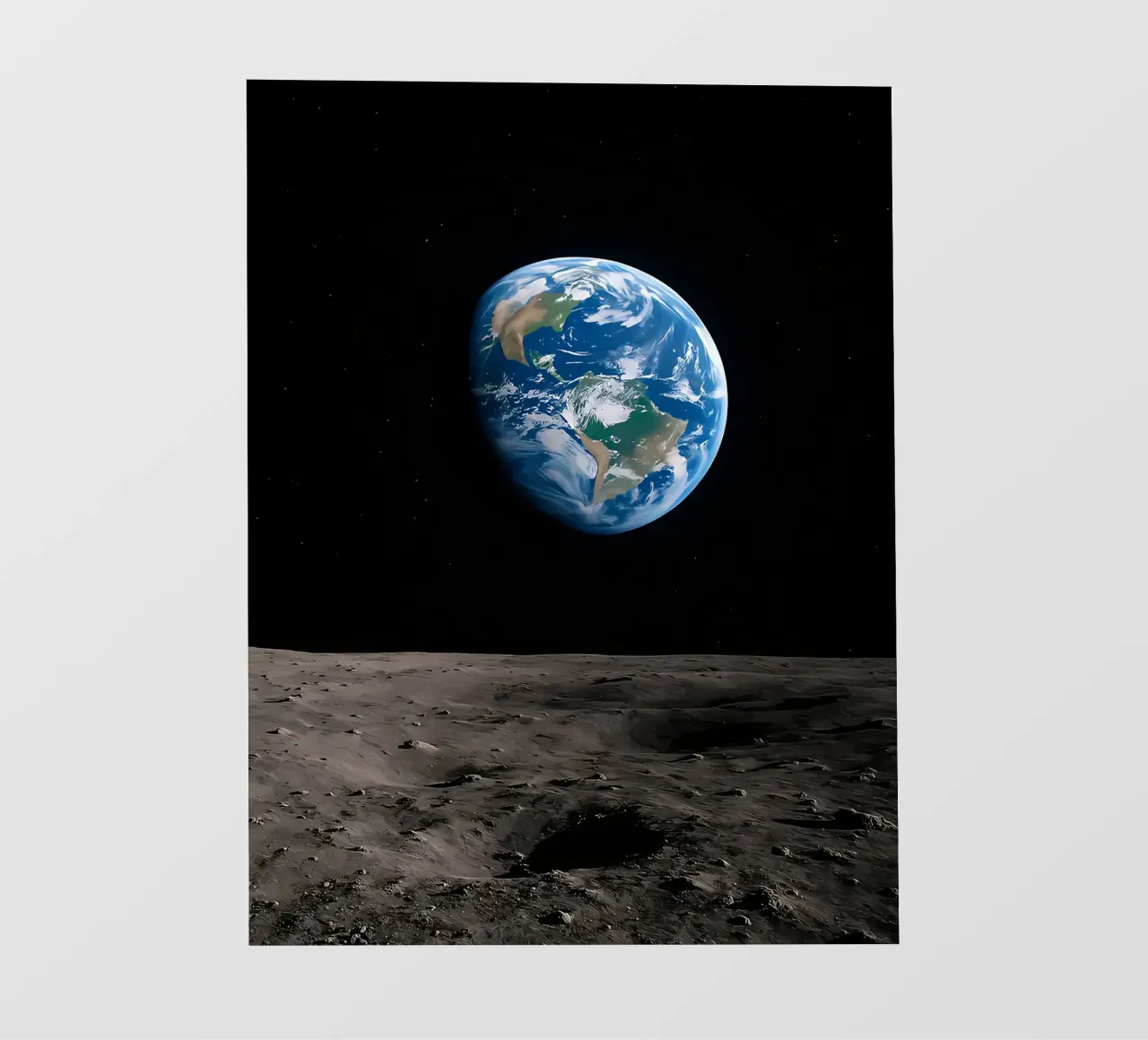 Earthrise fotobehang van ShopByHaru