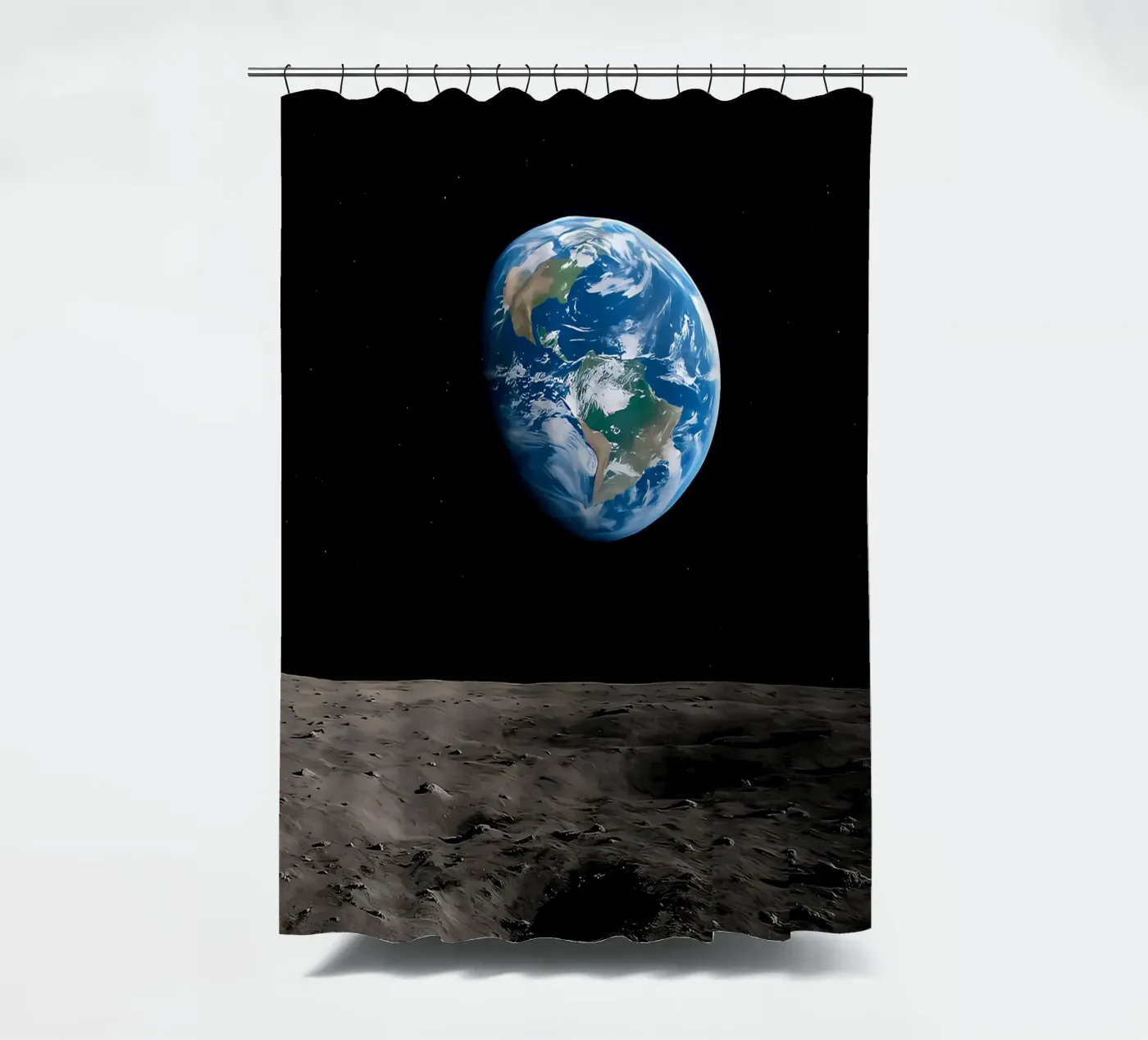 Earthrise Duschvorhang von ShopByHaru