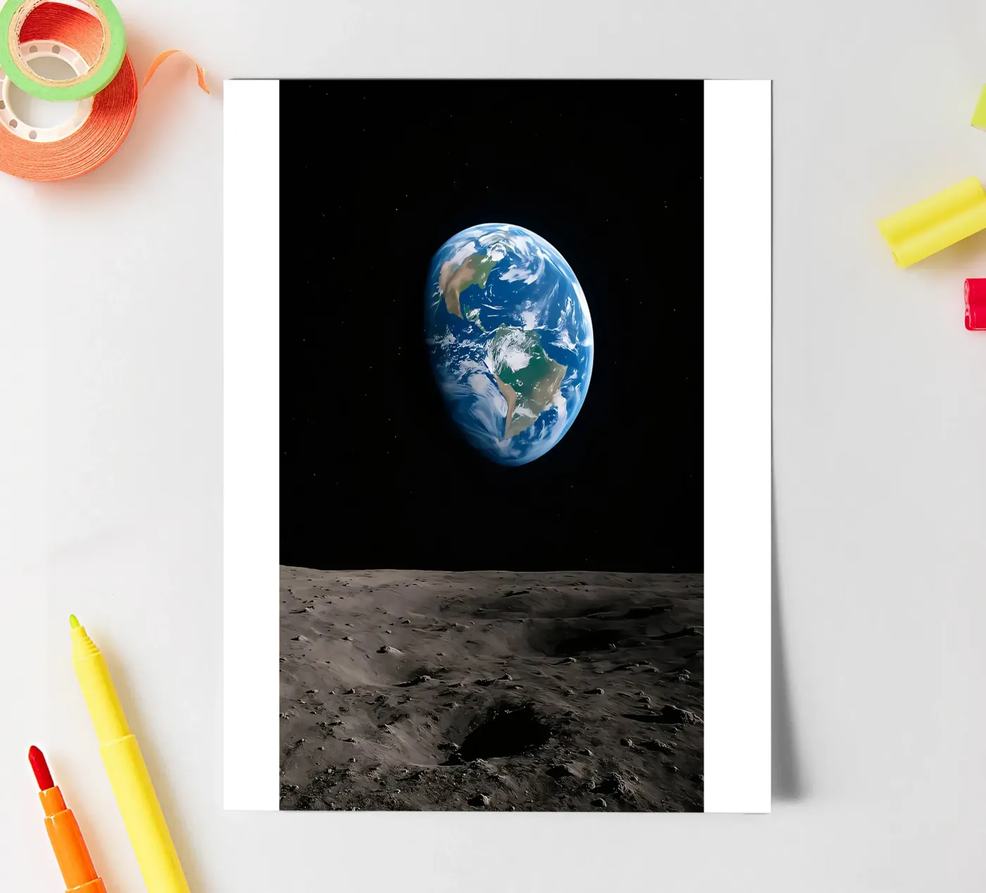 Earthrise stickervel van ShopByHaru