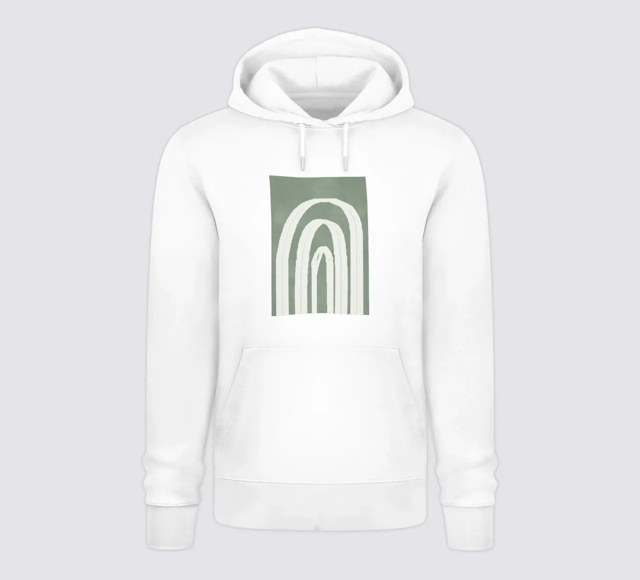 Abstract Arches felpa con cappuccio da Flow Line