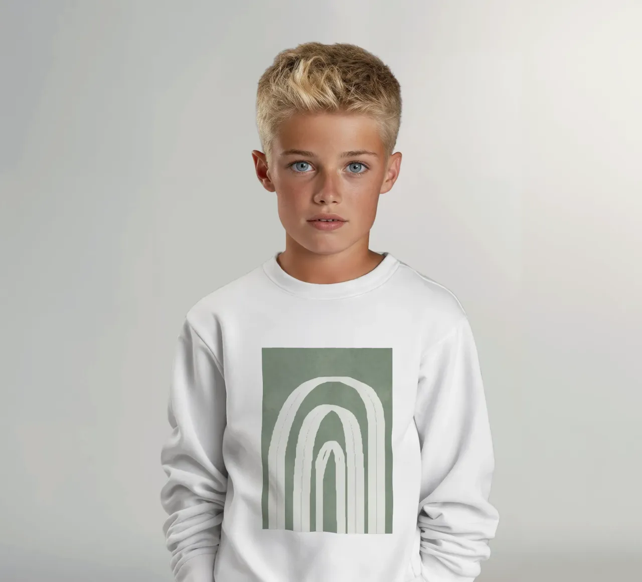 Abstract Arches felpa bambino da Flow Line