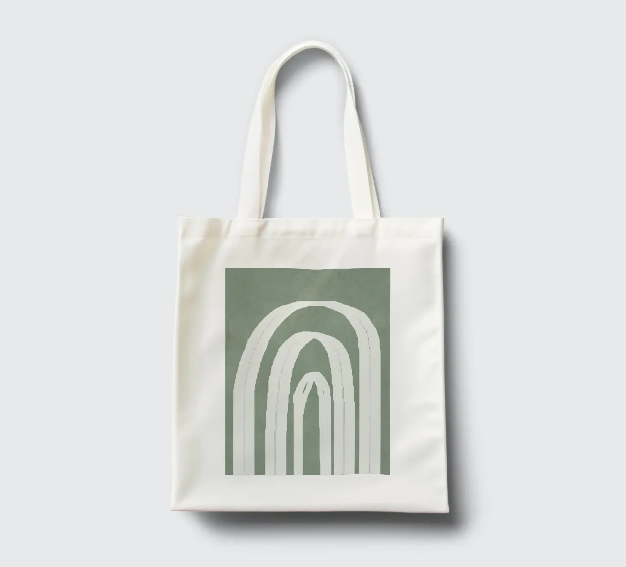 Abstract Arches borsa in juta da Flow Line