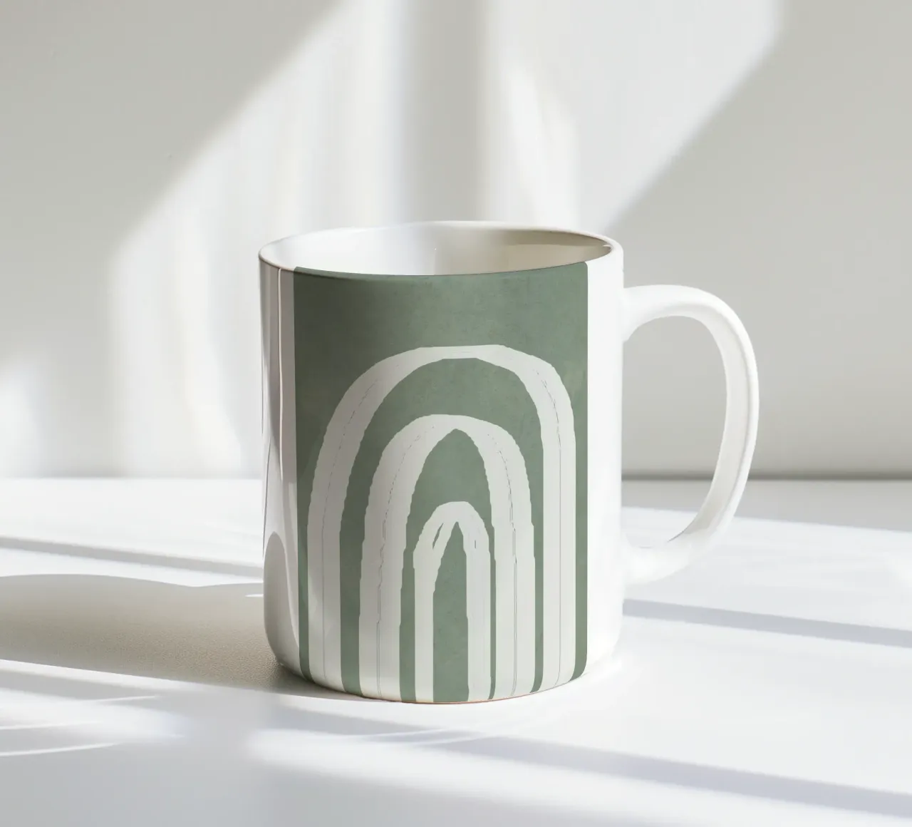 Abstract Arches tazza in ceramica da Flow Line