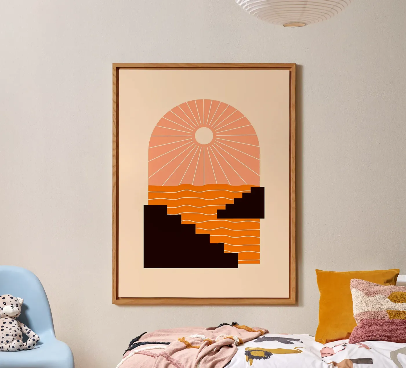 Sunset Geometry forex-plaat van stewar