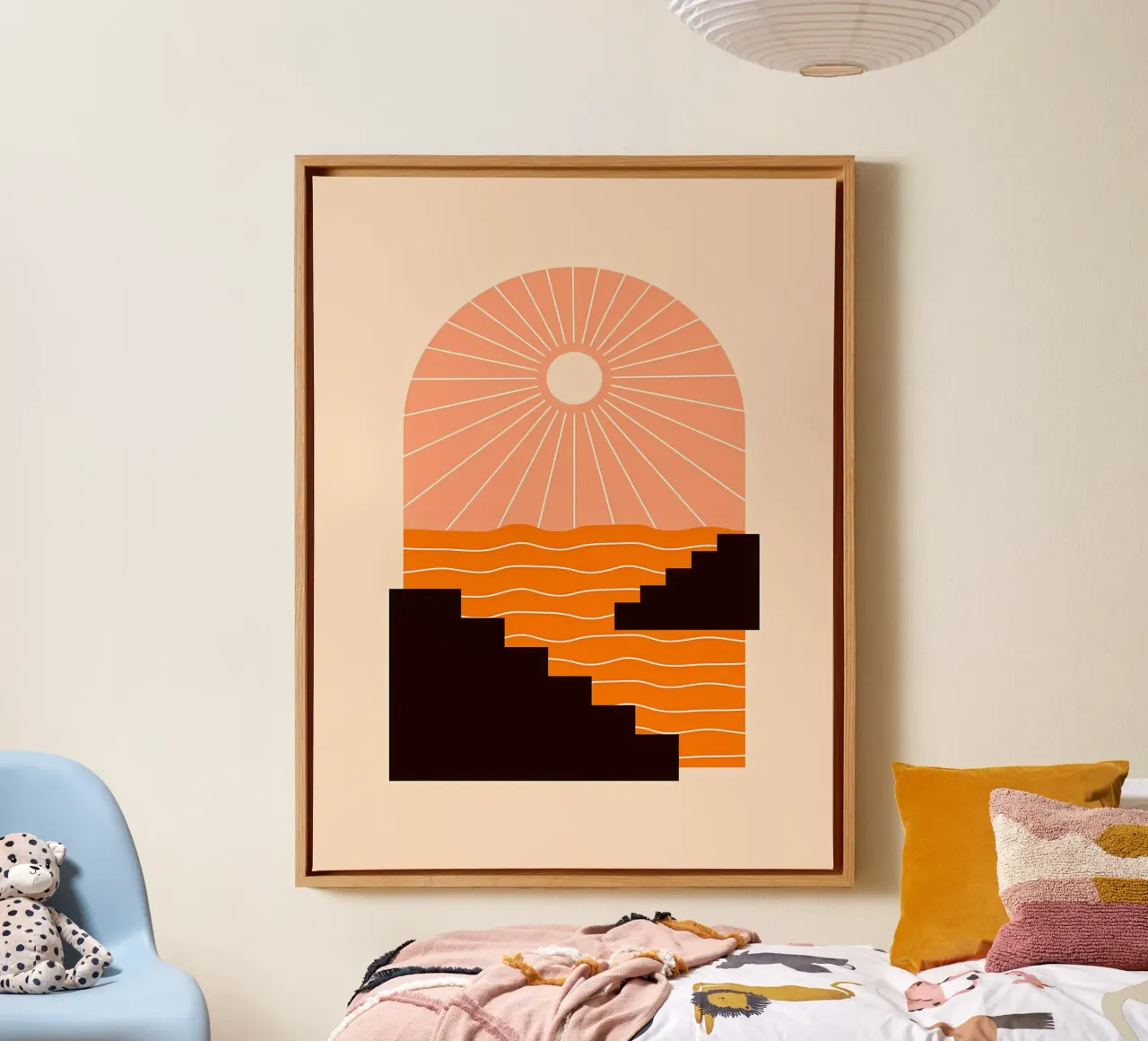 Geometria del tramonto tela da stewar