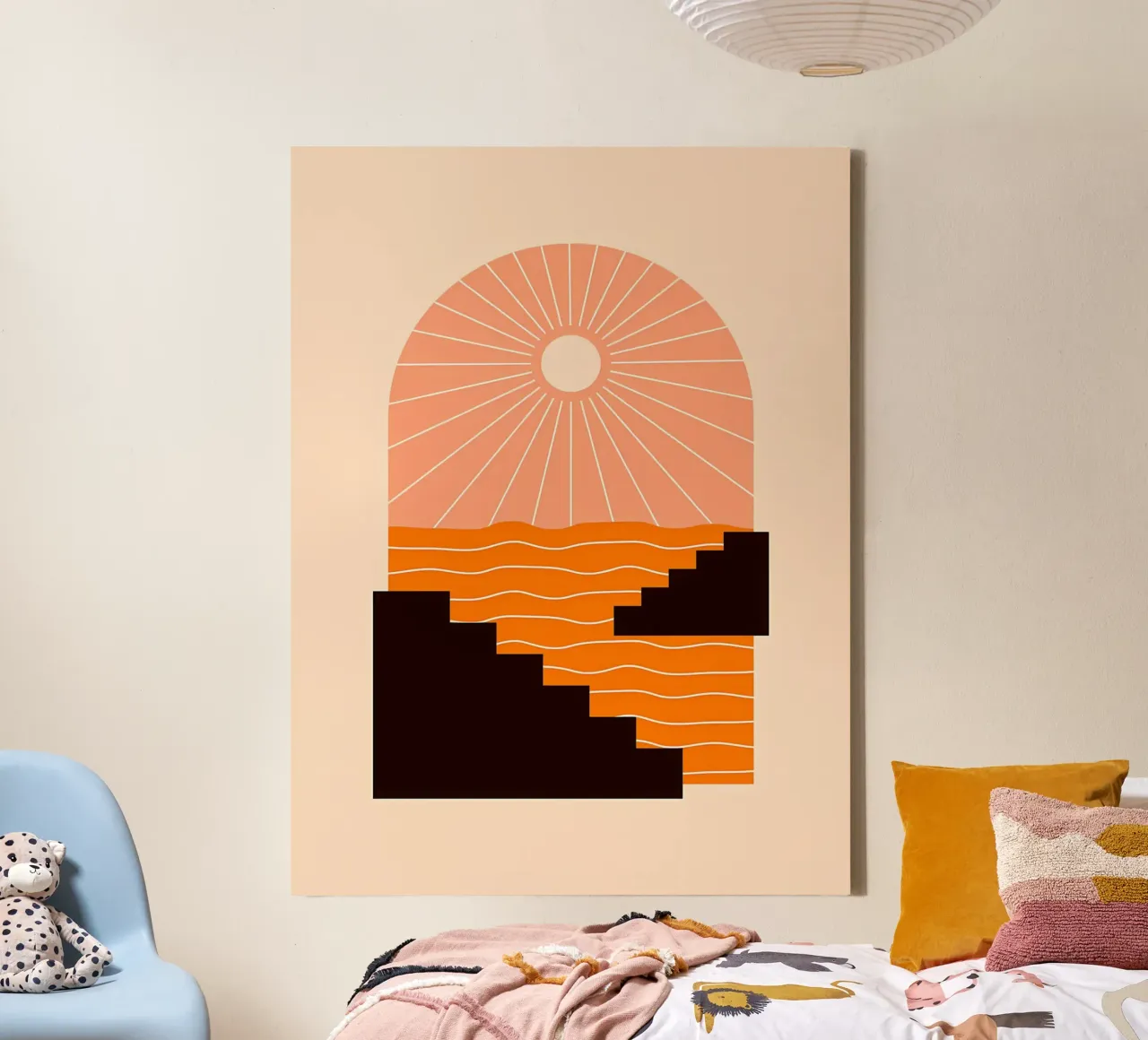 Geometria del tramonto tela da stewar