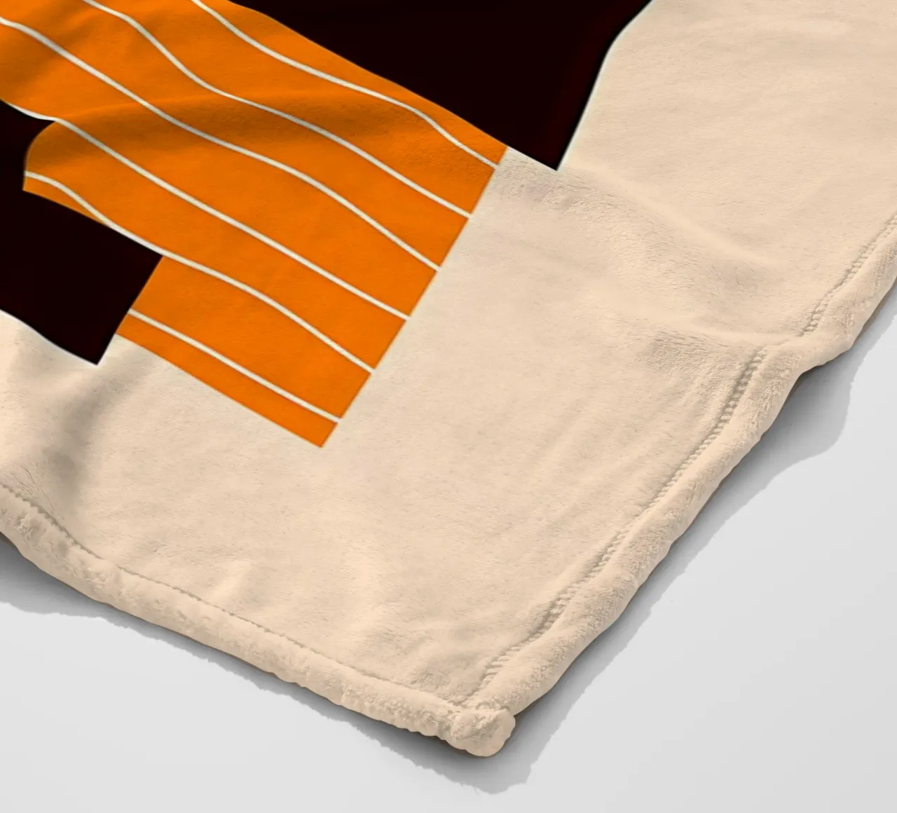 Sonnenuntergang Geometrie Fleecedecke von stewar