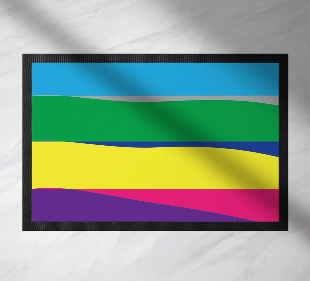 colour pallets doormat by Plumpz