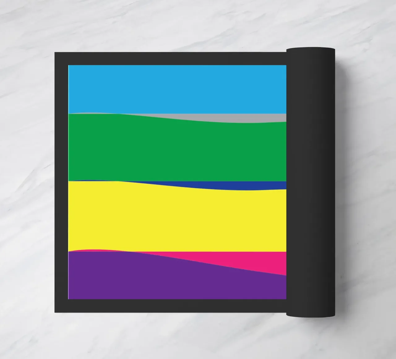 colour pallets doormat by Plumpz