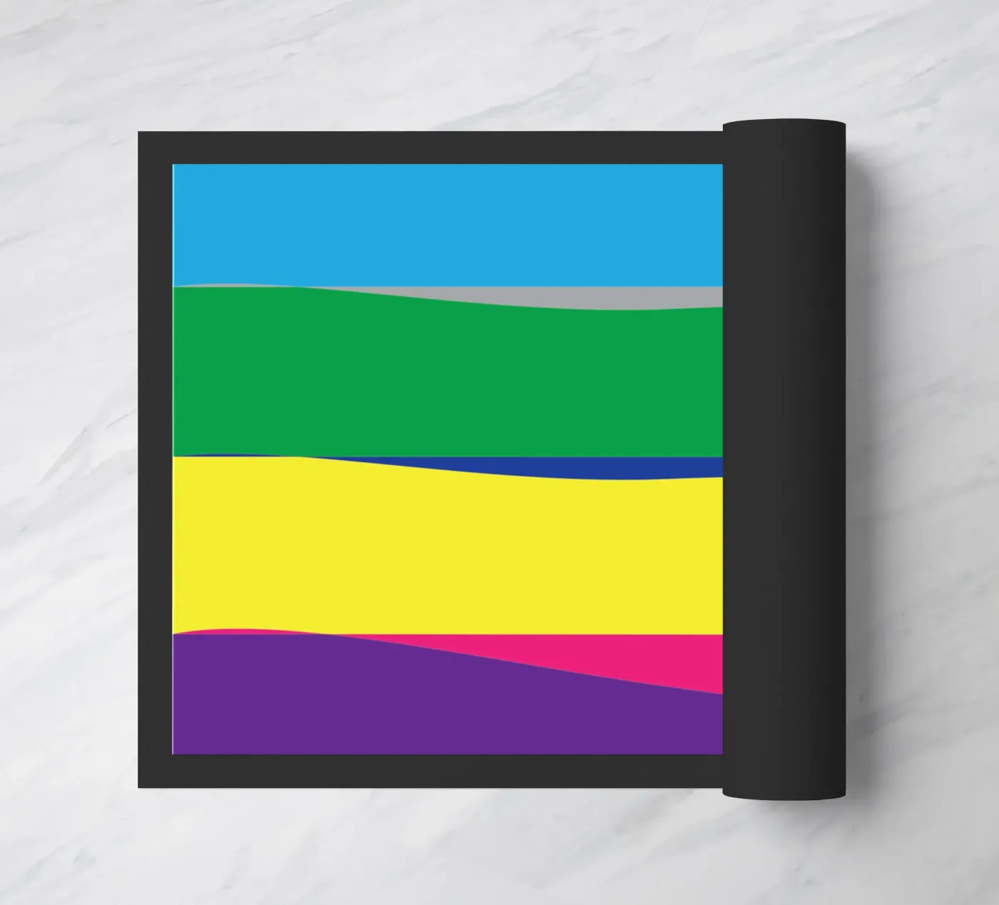 colour pallets Fußmatte von Plumpz