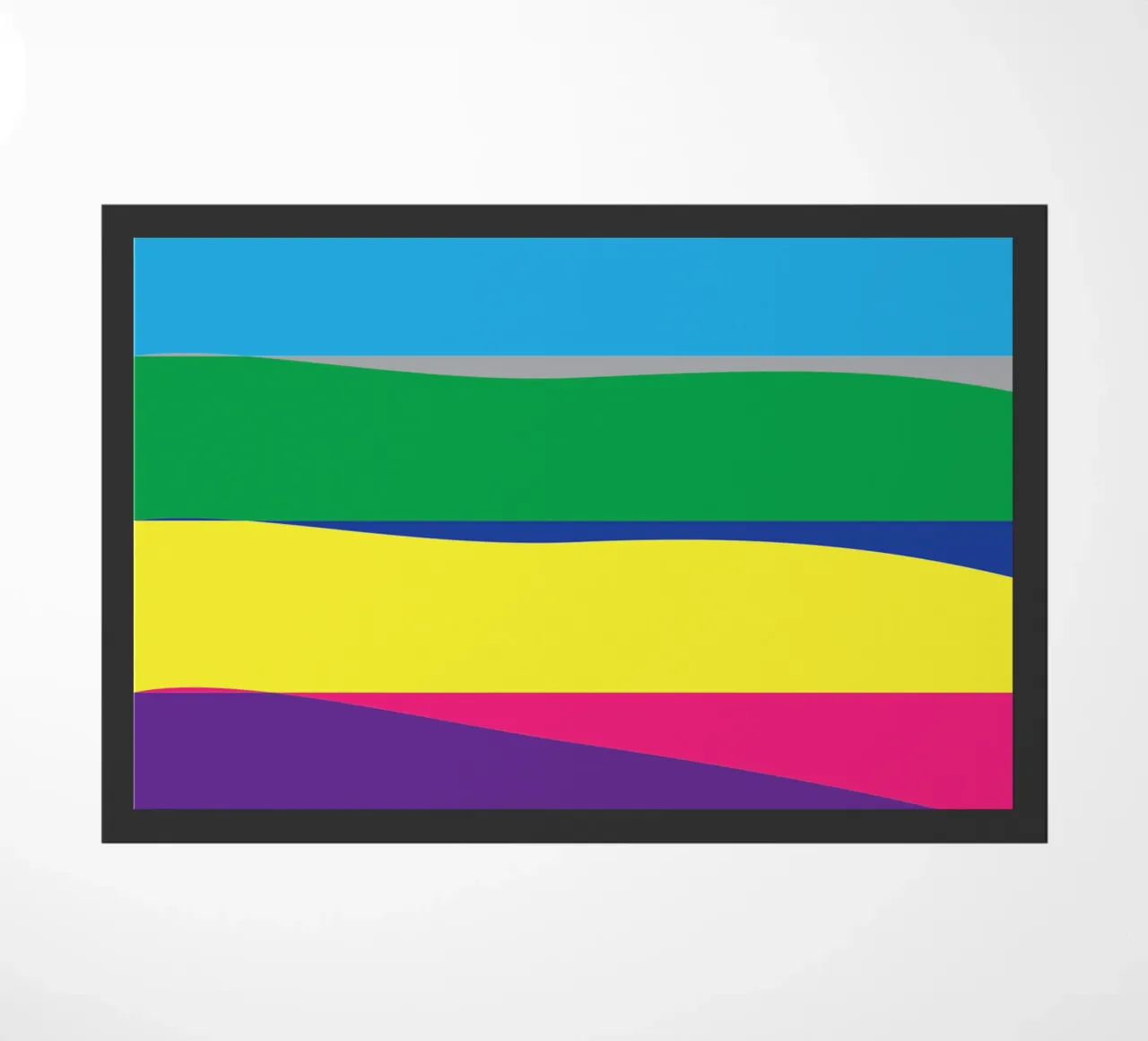 colour pallets doormat by Plumpz