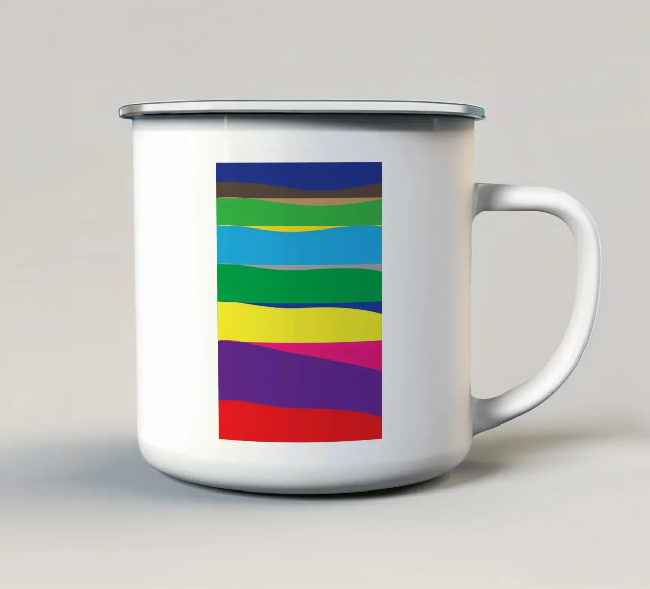 pallette color tazza in smalto da Plumpz